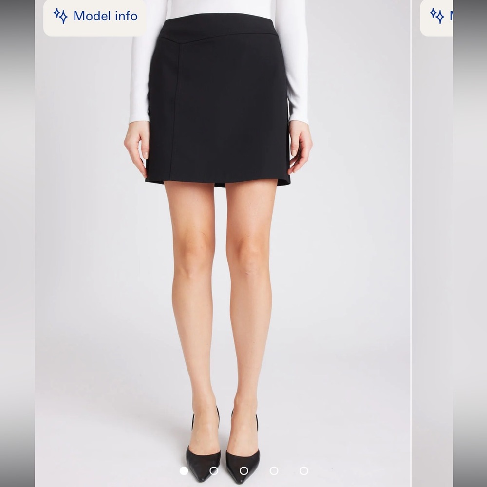 Kit and Ace Seymour Short Skirt, black, size 6, brand new, with tags